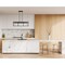 Z-Lite Carnaby Pendant, 10-Light, 12 In.W x 42.25 In.L x 12 In.H, Matte Black/Clear Ribbed 7504-42L-MB - alternate 6